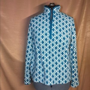 Lands End quarter zip fleece, size L